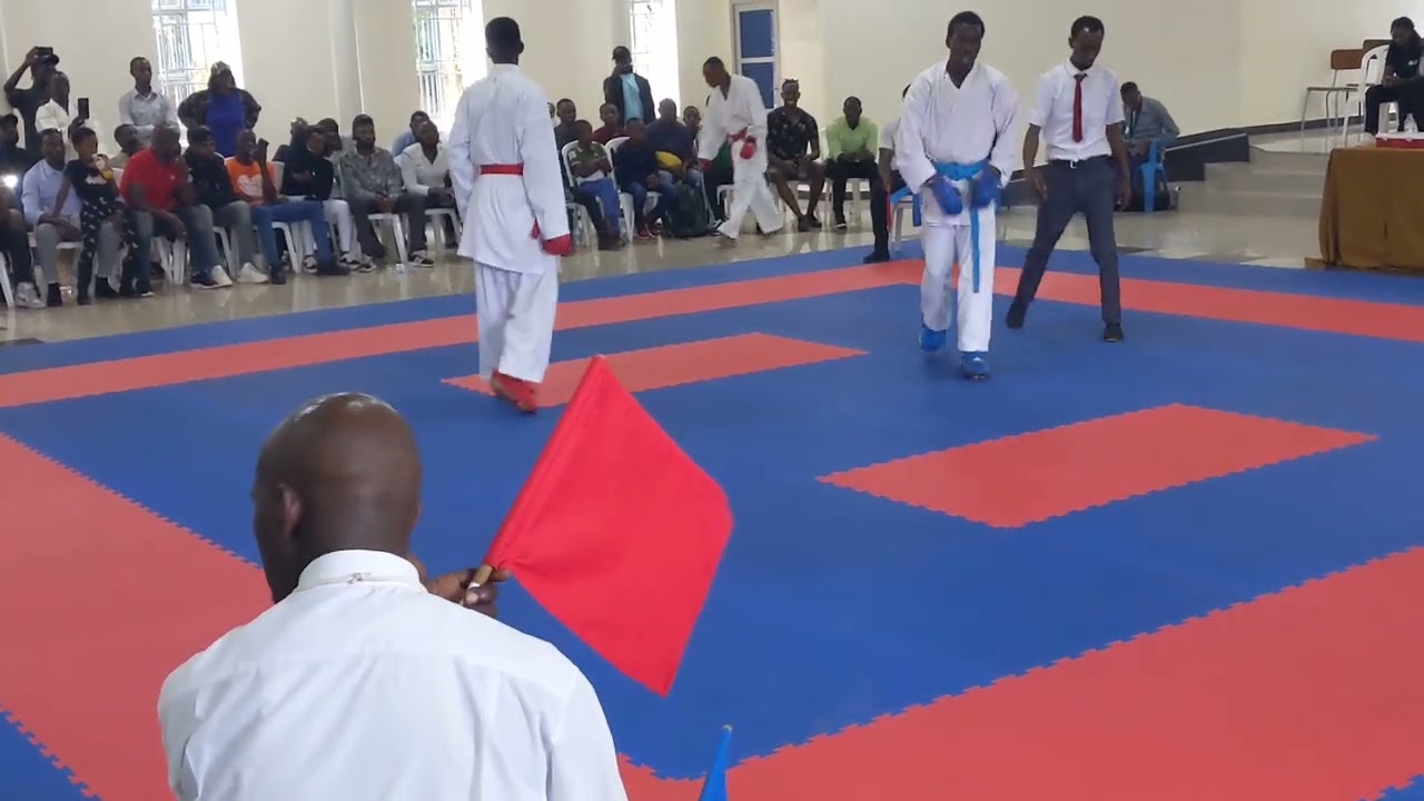 Ntwari fiston of Apr vs munyaneza flavien of zen karate do kumite
