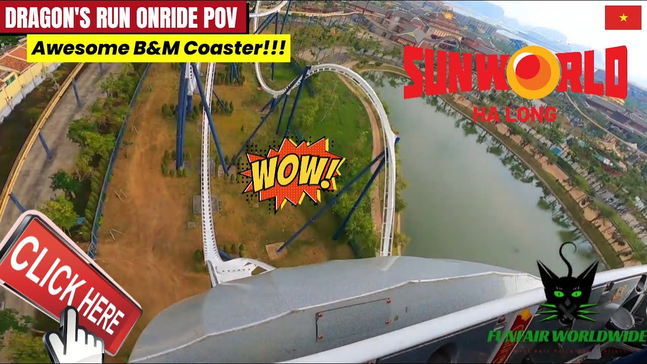 Thrilling DRAGON'S RUN! Frontseat POV Ride at Dragon Park (Ha Long - Vietnam) 🇻🇳