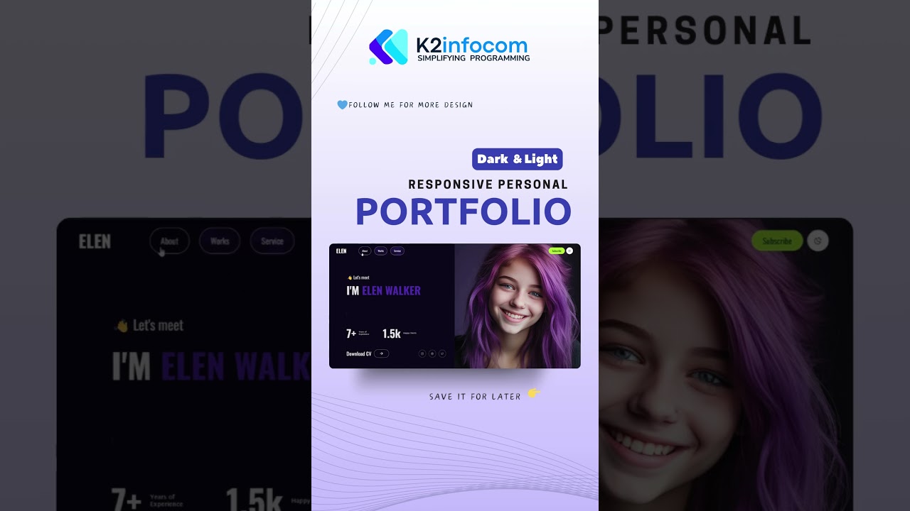 How to Create a Simple Website With Dark and Light Mode In HTML CSS | Dark And Light Mode