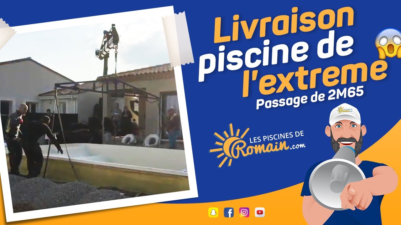 A qui le tour N°2 - Réception et Installation piscine coque par Romain Expert Piscine