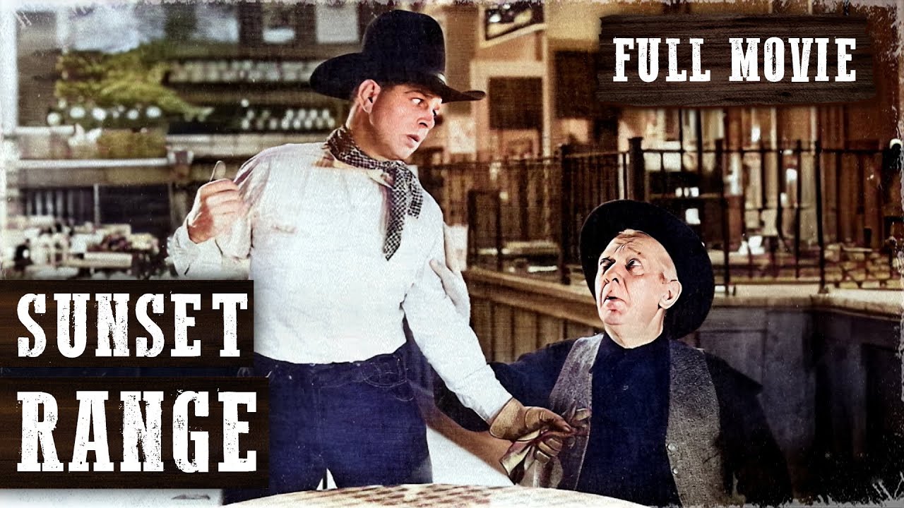 SUNSET RANGE | Hoot Gibson | Full Western Movie | English | Free Wild West Movie