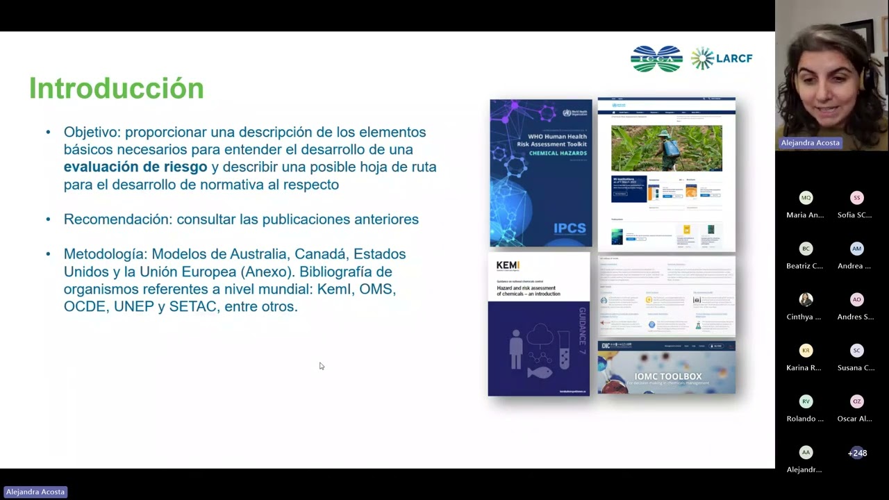 Webinar LARCF   Enfoque De Riesgo En La Gestión De Sustancias Y Productos Químicos Industriales