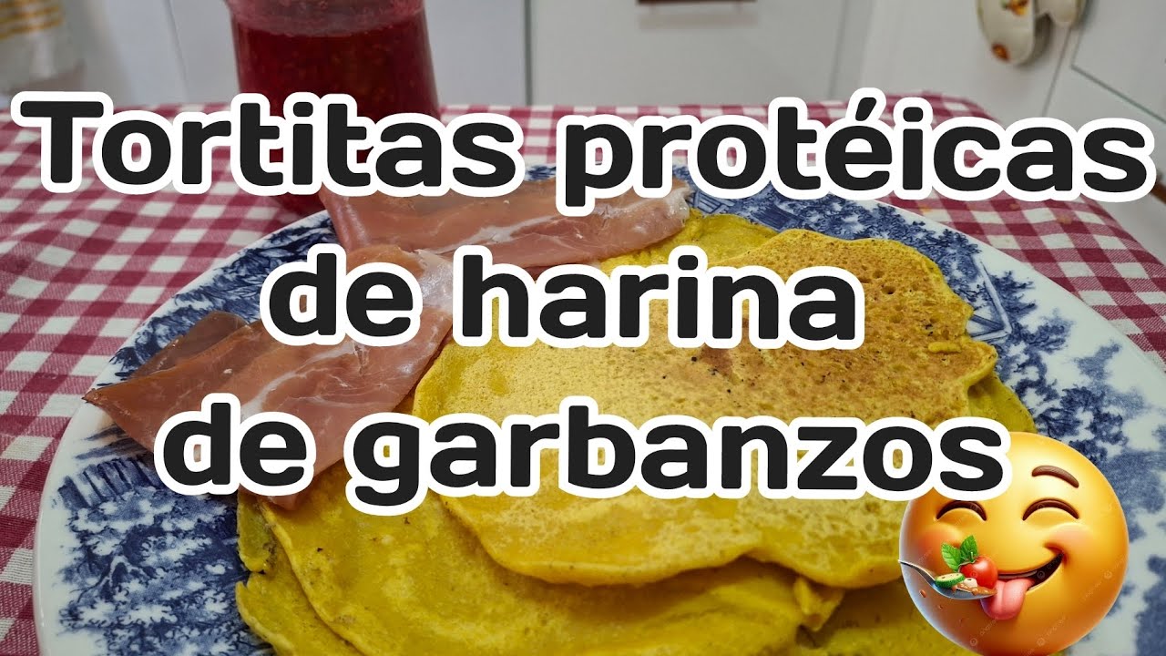 🥞 Tortitas Protéicas con Harina de Garbanzos | Fáciles, Rápidas y Deliciosas 💪🥣