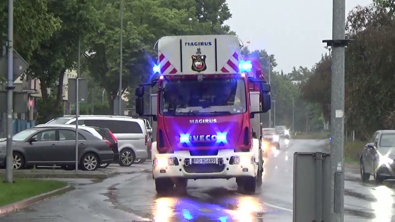 Alarmowo do zdarzeń na terenie miasta Piła i okolice [JRG1,2 PSP] Trąby Martin-Horn [Mix]