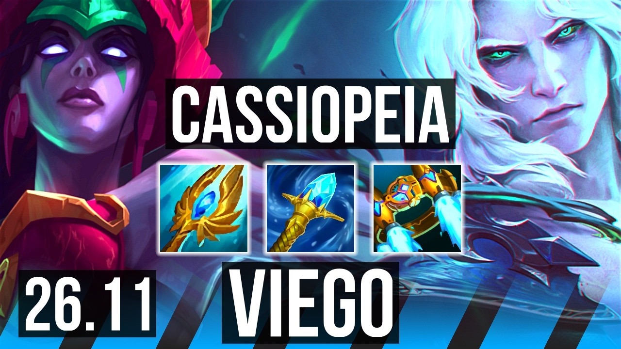 CASSIOPEIA vs VIEGO (MID) | 47K damage | EUW Challenger | 26.11