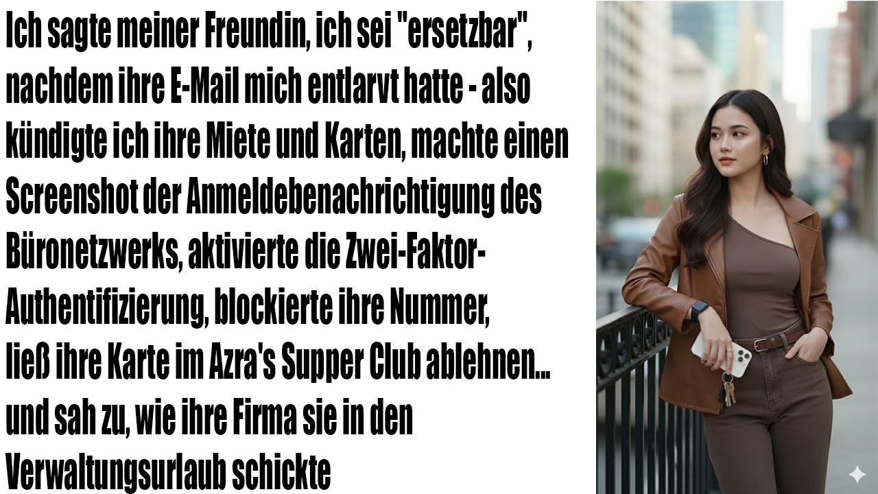 Ich sagte meiner Freundin, ich sei „ersetzbar“ – doch nachdem ihre E-Mail mich bloßstellte,