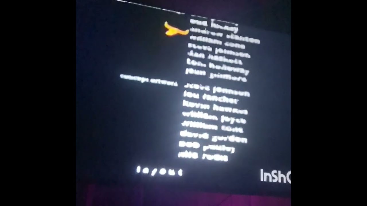 Toy Story 1995 End Credits Widescreen Intertational Uk