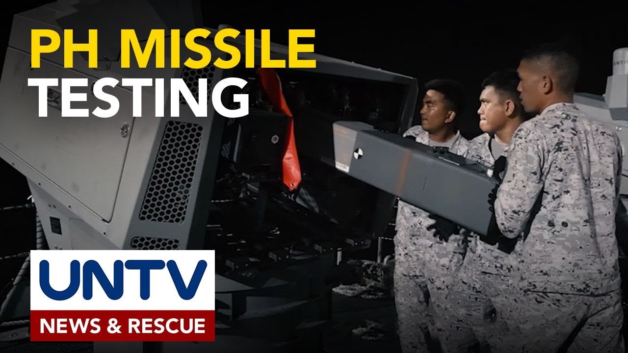 Philippine Navy matagumpay na nakapagsagawa ng missile test gamit ang bagong missile system