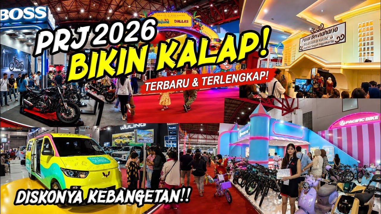 BIKIN PENGUNJUNG KAGET! JAKARTA FAIR BIKIN KALAP! PRJ 2026 Dipadati Ribuan Orang Setiap Hari