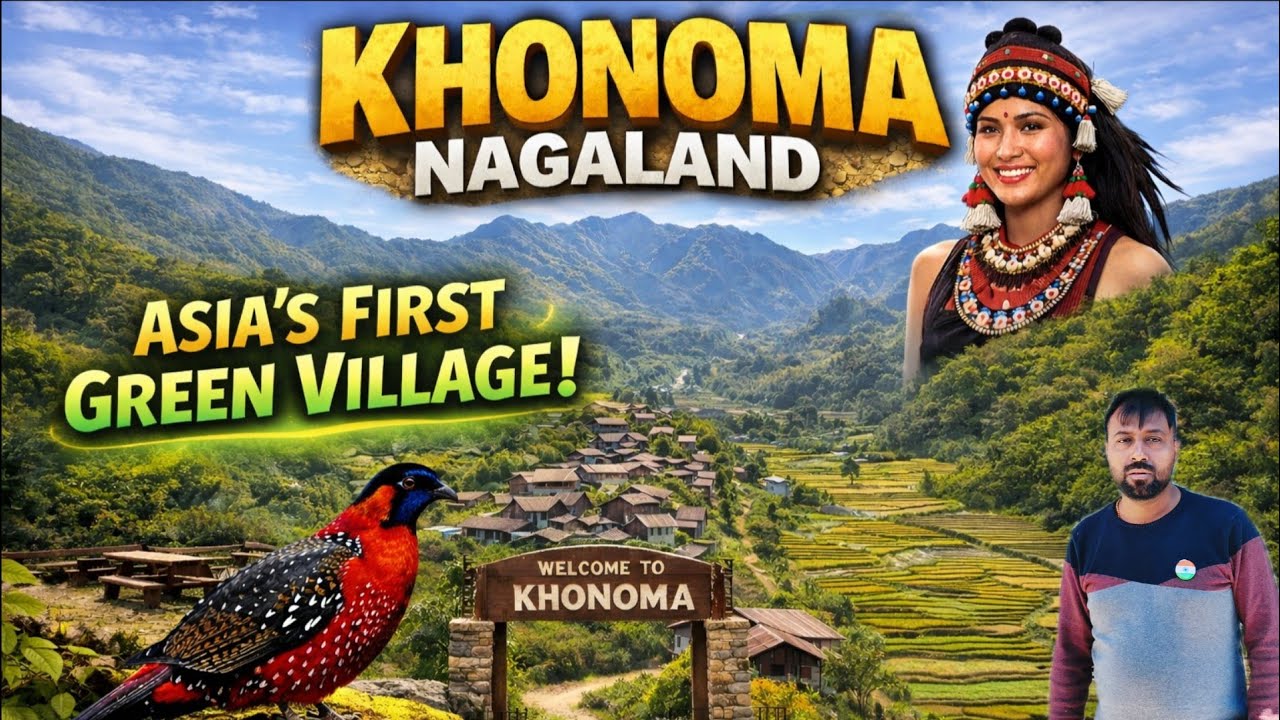 Khonoma Village Nagaland–Asia’s First Green Village🌿 | Doyang River Wokha | Way to Mokokchung by Car