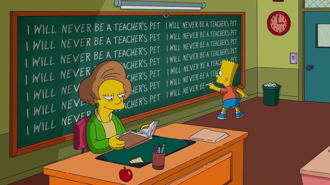 Edna Krabappel and Marcia Wallace tribute | The Simpsons | Season 32 Episode 12 | Diary Queen