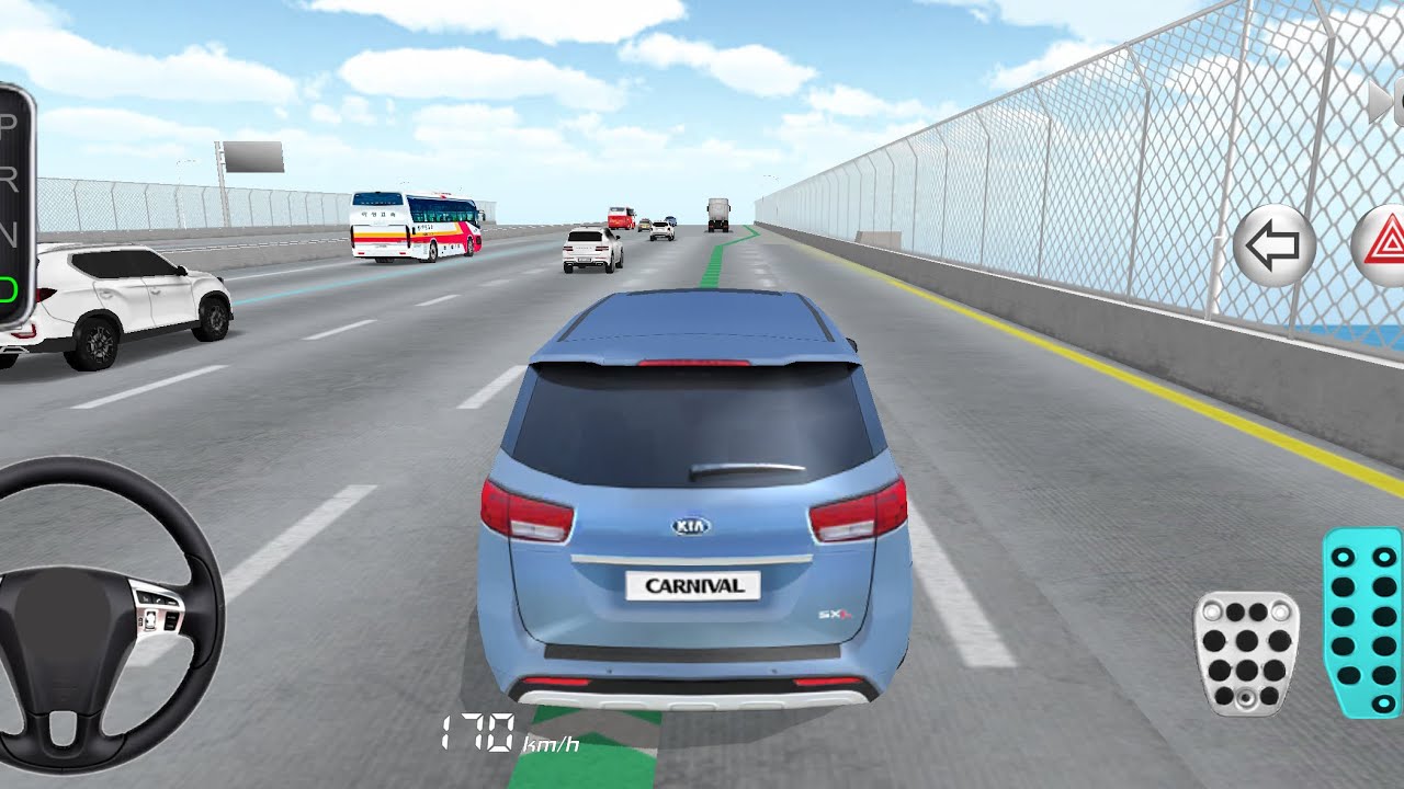 New Blue Kia Carnival - 3d Driving Class || Car Game #Gameplay #cargame