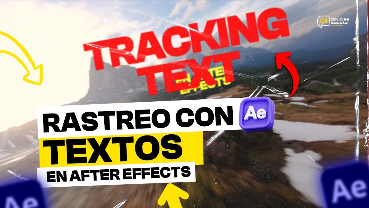 2024 - Camera Tracking with 3D Text in AFTER EFFECTS - CON REGALO🔥🔥
