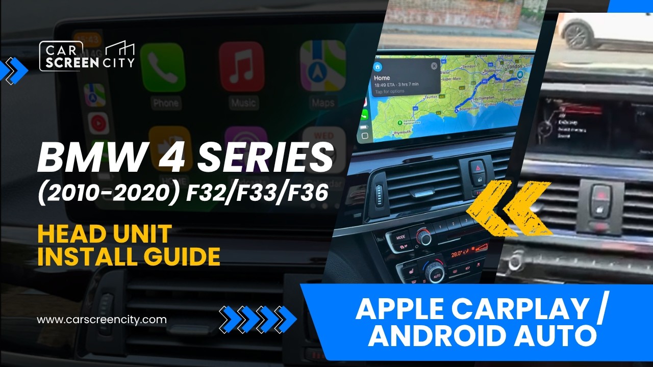 BMW 4 Series (2010–2020) Screen Upgrade | Apple CarPlay & Android Auto Installation Guide