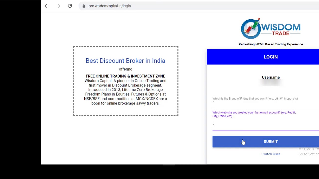 Wisdom Pro &ndash; How to Reset Password? /Forget Password