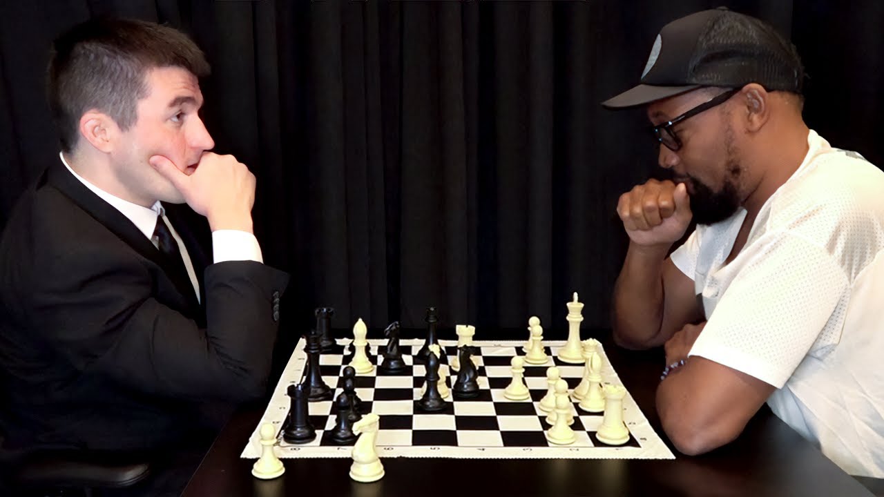 RZA and Lex Fridman play chess
