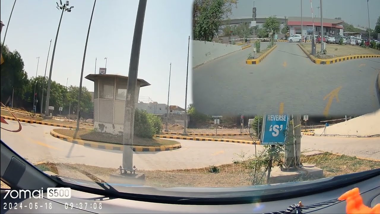 Dwarka Sector 22 RTO Automated Driver Test Track ADDT Dashcam recording