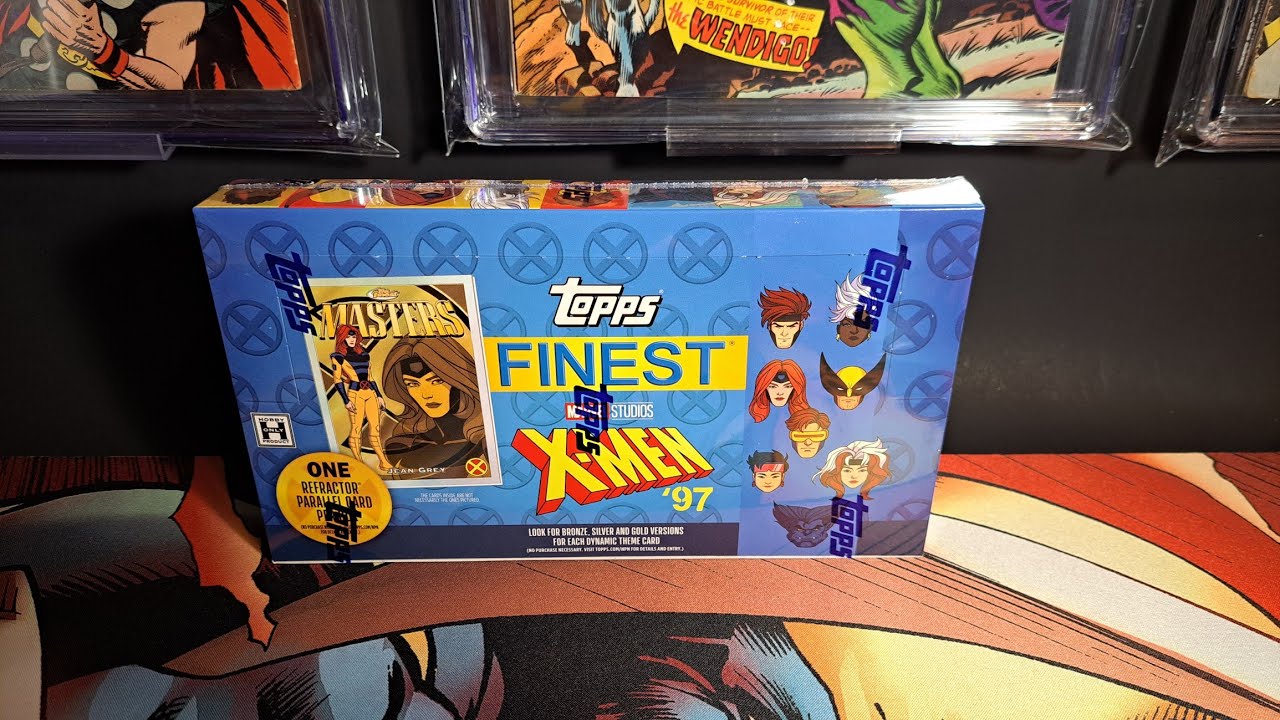 2025 Topps Finest X-Men '97 Hobby Box Break! Awesome!!