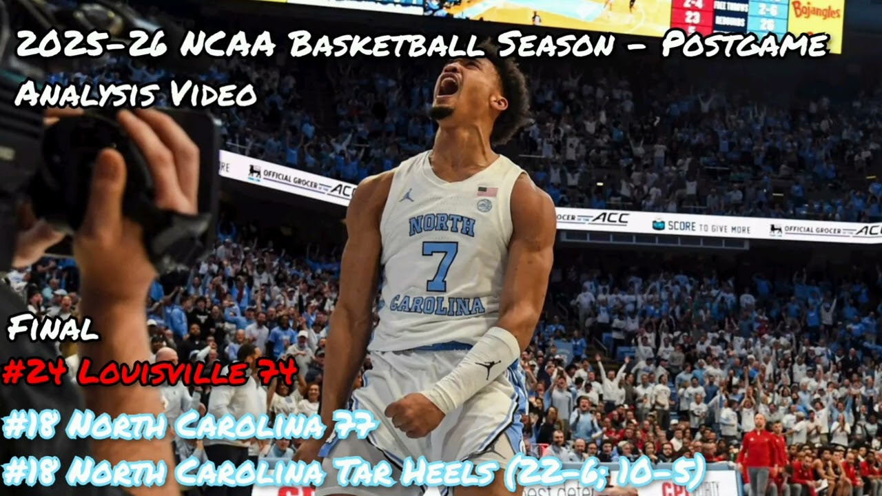 2025-26 NCAA Basketball Season - #24 Louisville/#18 North Carolina Postgame Analysis Video