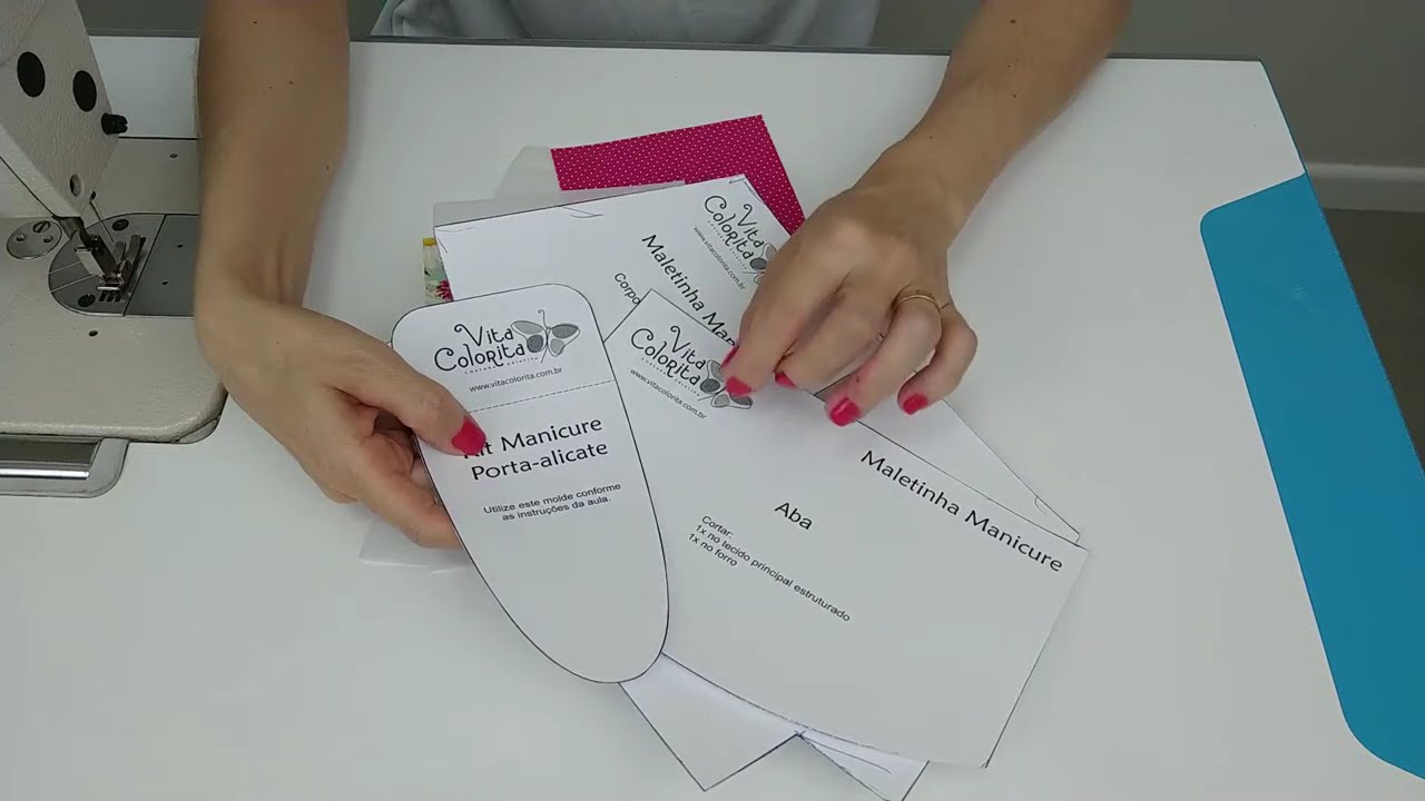 Passo a passo | Kit Manicure #1 - Porta-alicate e toalha de mão - fácil / para iniciantes