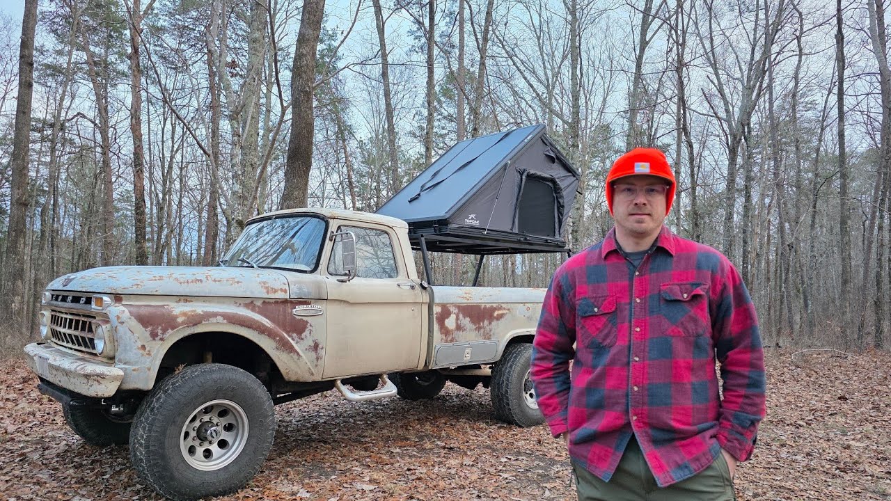 Forest Camping In My 1965 Ford F100