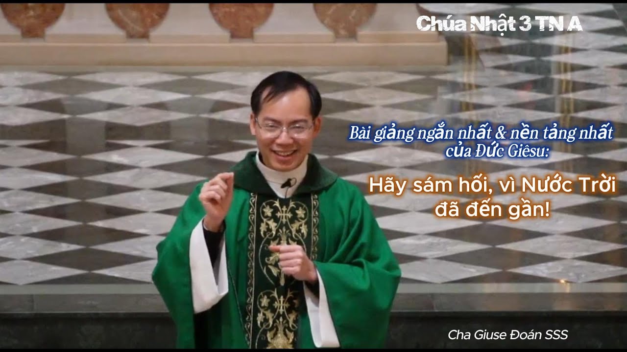 Bài giảng ngắn nhất & nền tảng nhất của Đức Giêsu!