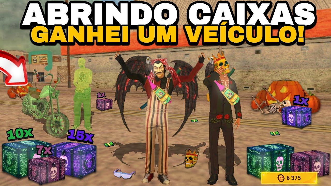 GANHEI🔥 um VEÍCULO na CAIXA🎁 de HALLOWEEN🎃 do | RIO RISE!🟣 Abrindo Caixas!🔥✅🎁 