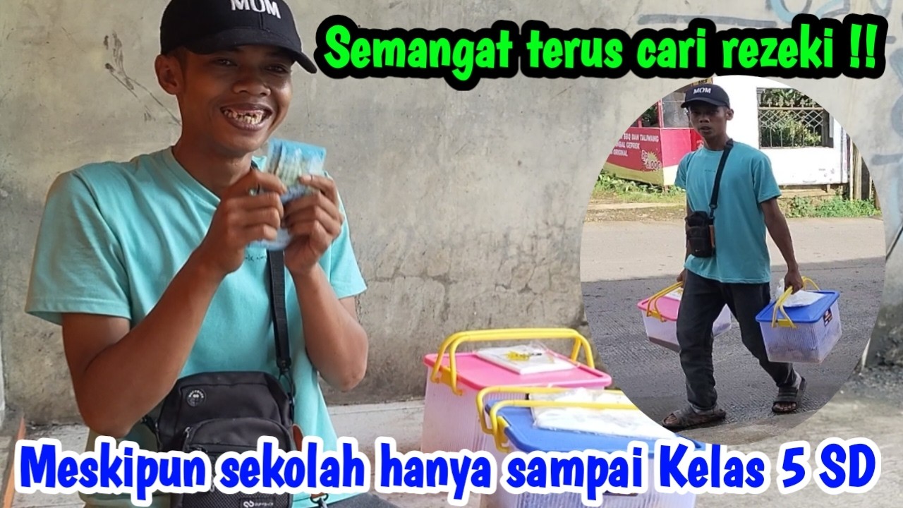 KASIHAN SEKOLAHNYA HANYA SAMPAI KELAS 5 SD‼️NAMUN TAK SURUT PADAM SEMANGAT UNTUK TERUS CARI REZEKI