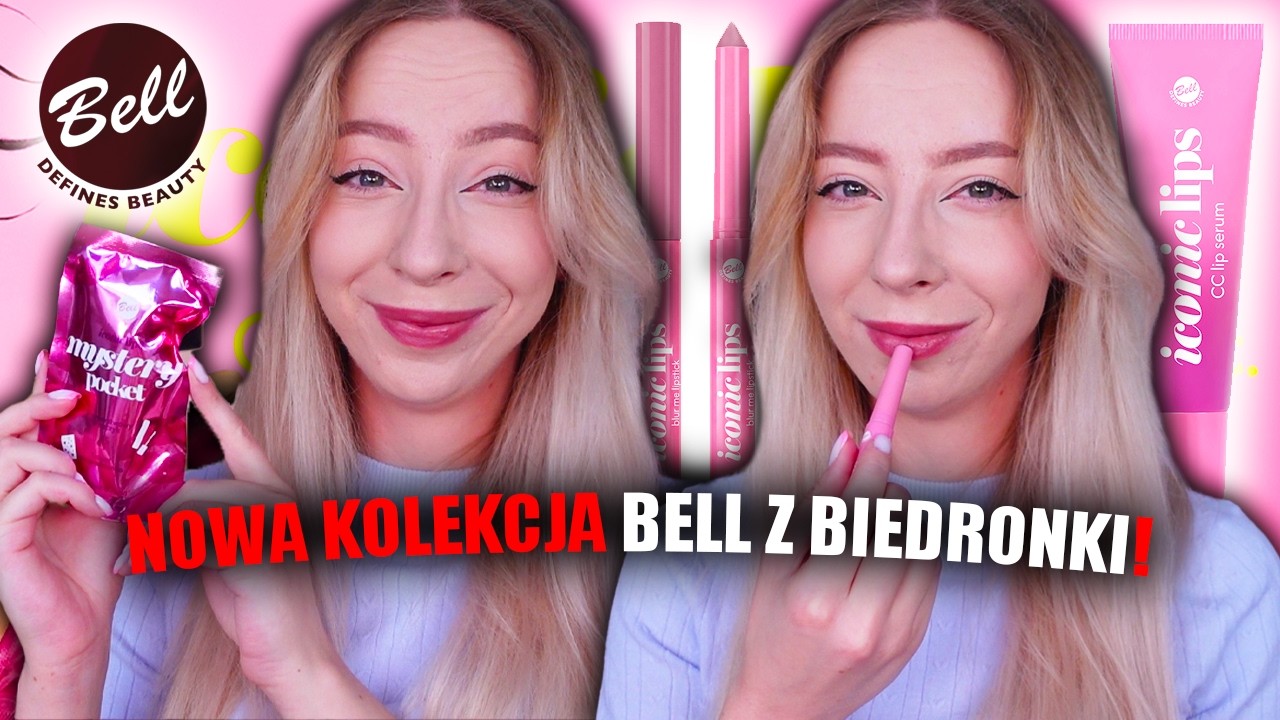 NOWA KOLEKCJA BELL W BIEDRONCE! | ICONIC LIPS | MYSTERY BOX