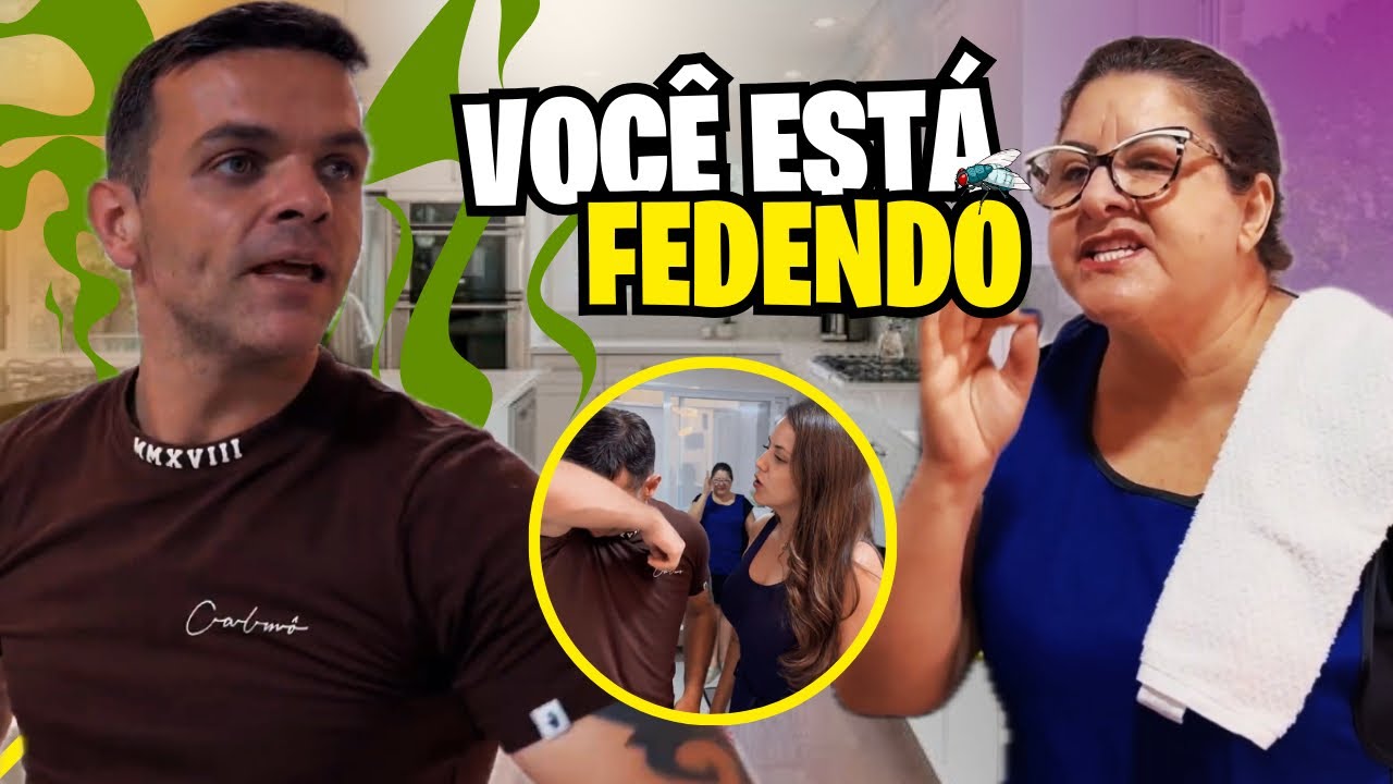 Não aguento mais o cheiro de gamba do meu patrão! Precisei tomar coragem e falar para minha patroa!