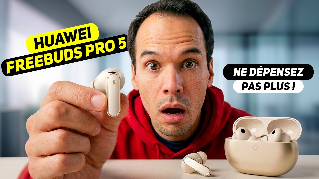 Tout simplement les meilleurs à ce prix (ou presque) ! Huawei Freebuds Pro 5 TEST COMPLET