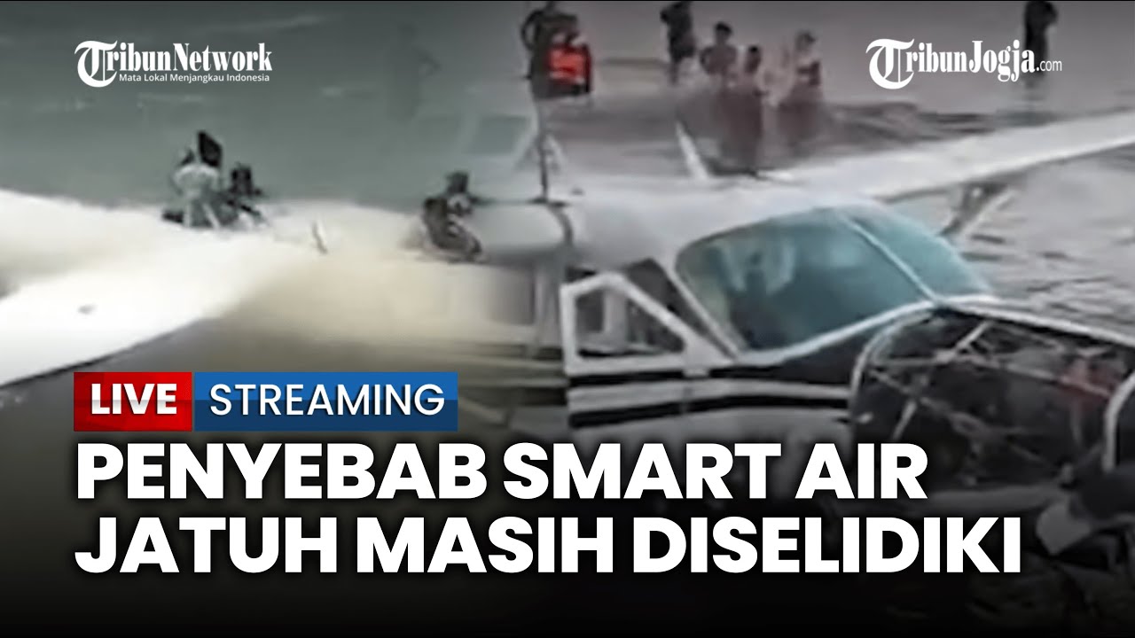 🔴 DETIK-DETIK SMART AIR JATUH DI LAUT NABIRE, WARGA NABIRE LANGSUNG EVAKUASI PENUMPANG