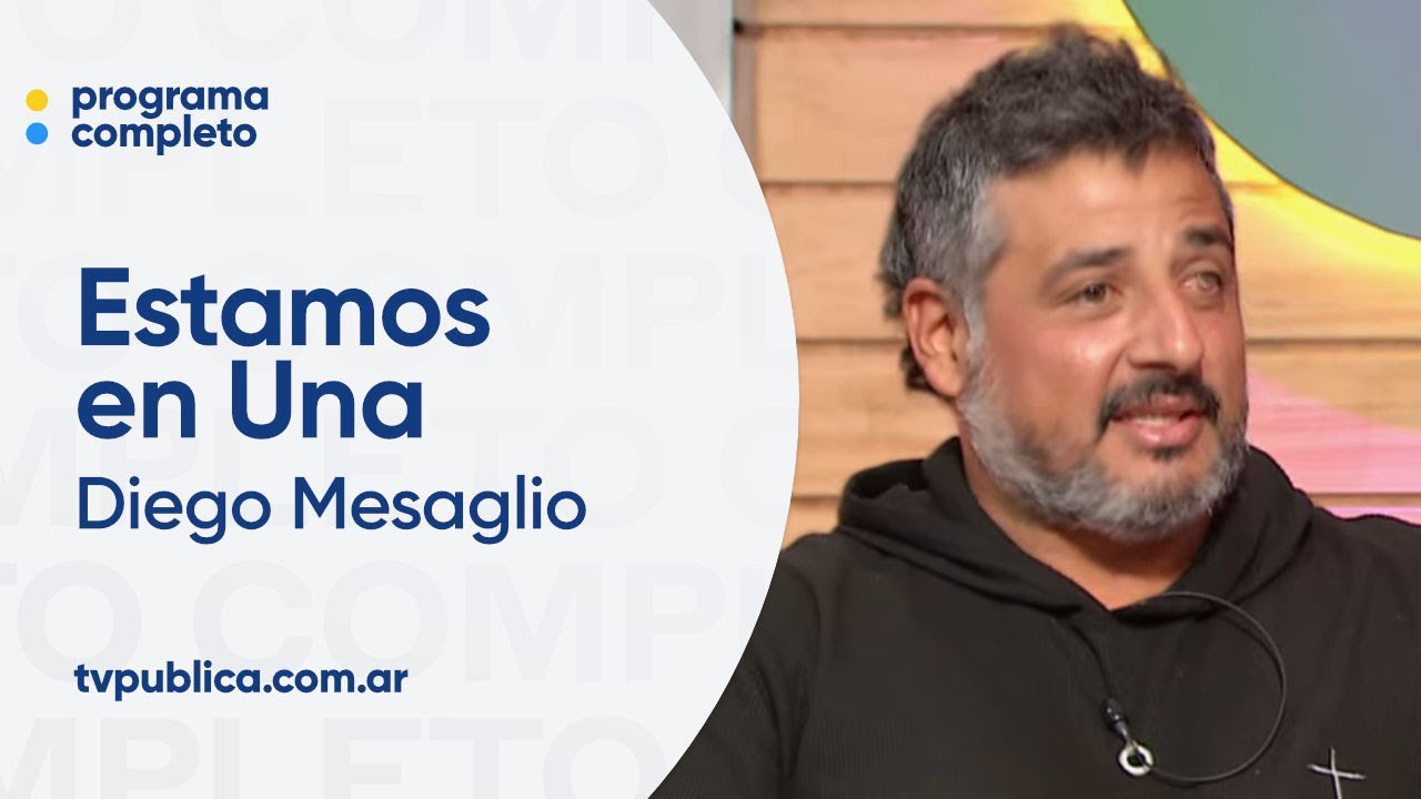 Diego Mesaglio: 25 a&ntilde;os de trayectoria en televisi&oacute;n, cine y teatro - Estamos en Una
