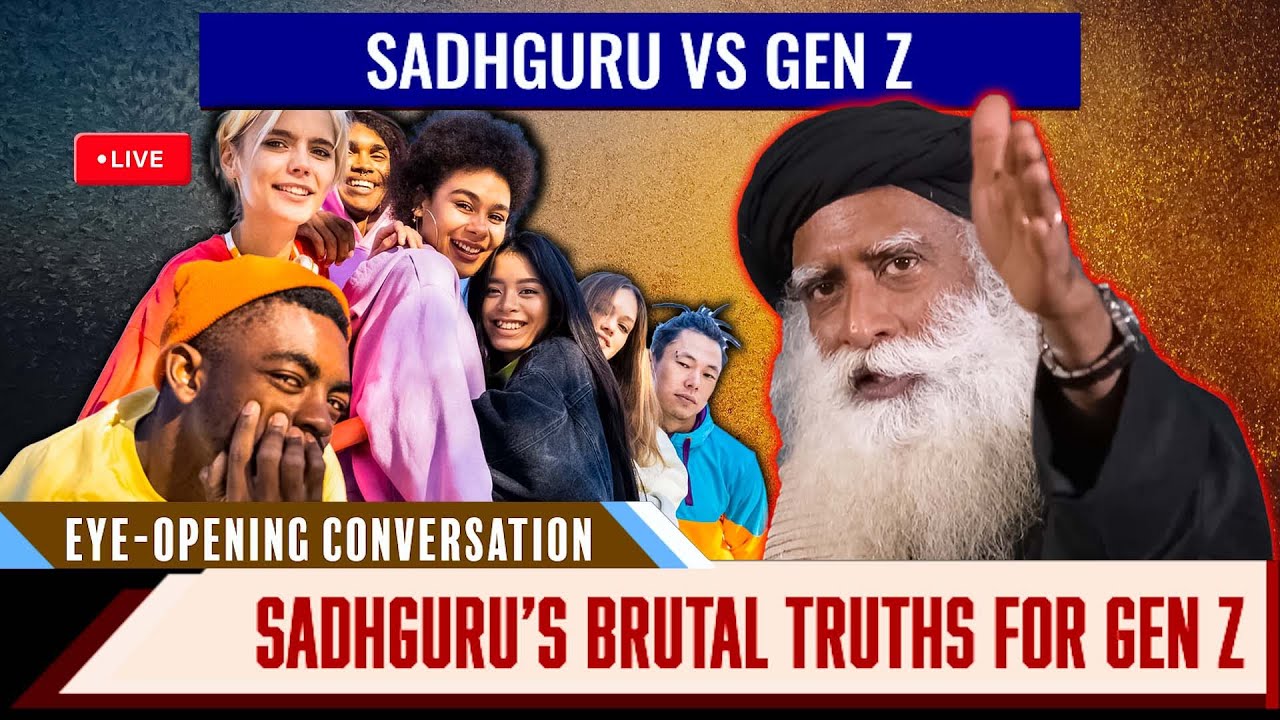 🔴LIVE | Sadhguru vs Gen Z | Full Conversation That Could Change Your Life Forever