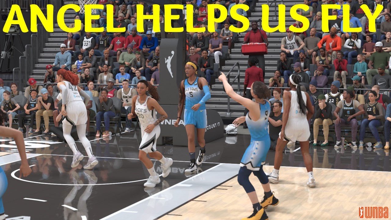 The Rise Of Gabby Jefferson Season 4 Chicago Sky Vs Las Vegas Aces: ANGEL REESE'S GAME BACK + ASW! 🏀