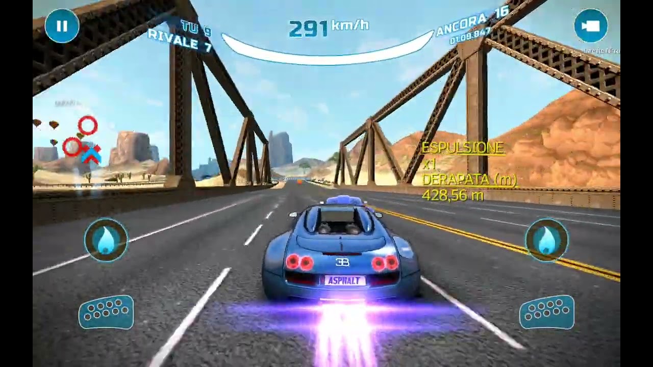 La versione rara di asphalt nitro gameplay 