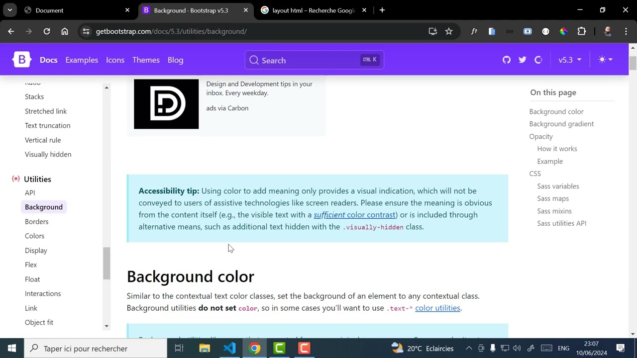 Ep 06   : Formation Bootstrap 5 -  layout Grid system - darija maroc