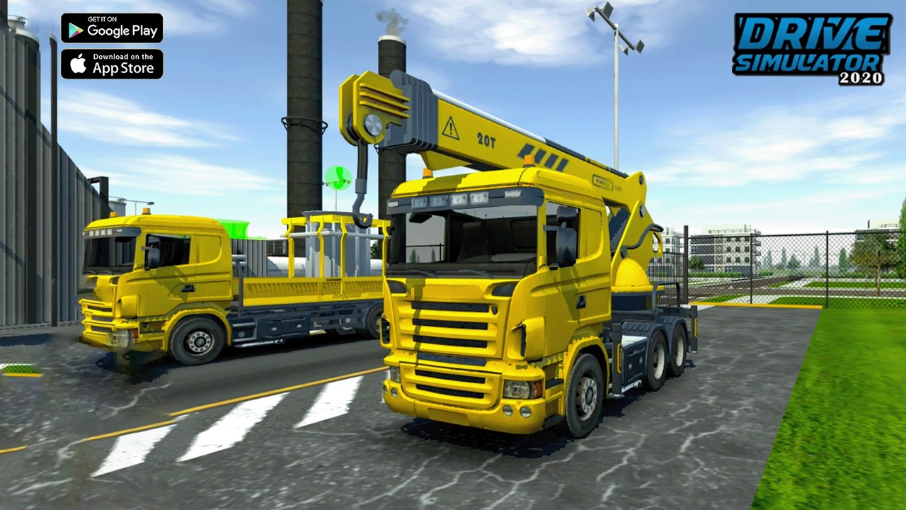 Heavy Duty Crane Operation & Hydro Fan Delivery in | Drive Simulator 2020