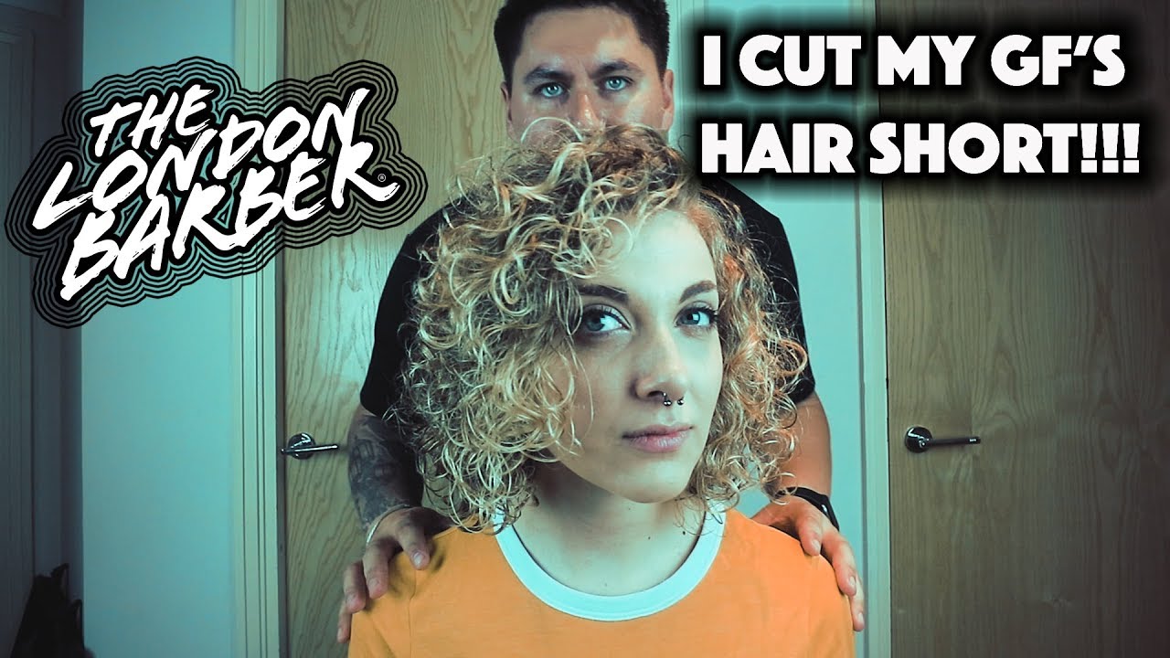 I CUT MY GF'S HAIR SHORT!!!
