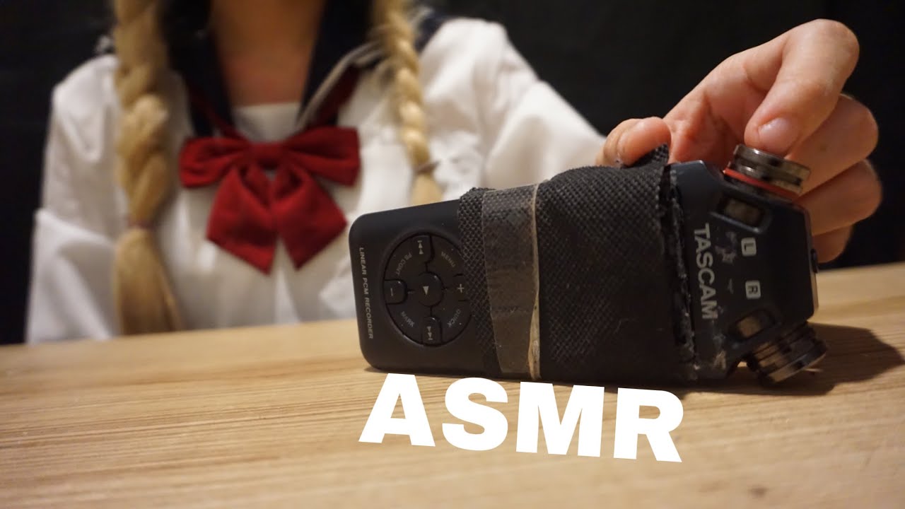 ASMR Fast&Aggessive Microphone Scratching (No Talking) | Tascam