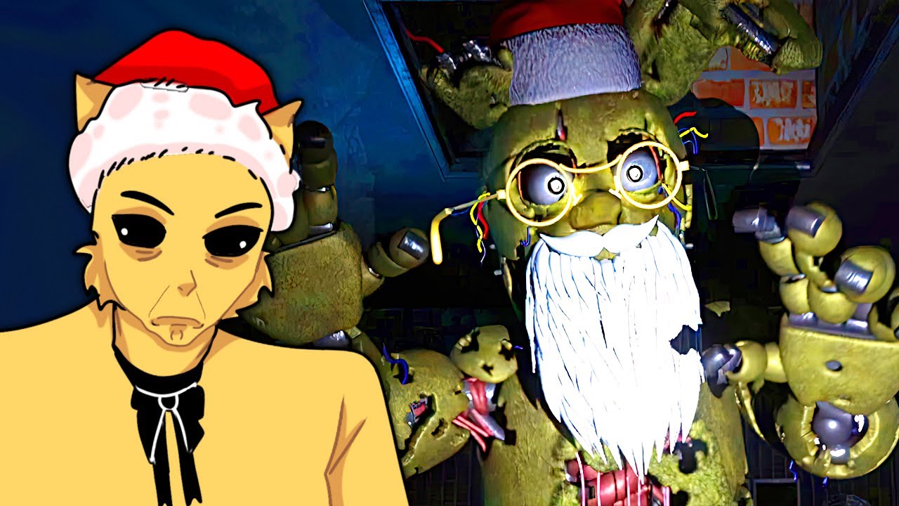 Спрингтрап Дед Мороз 🎅 FNAF The Glitched Attraction