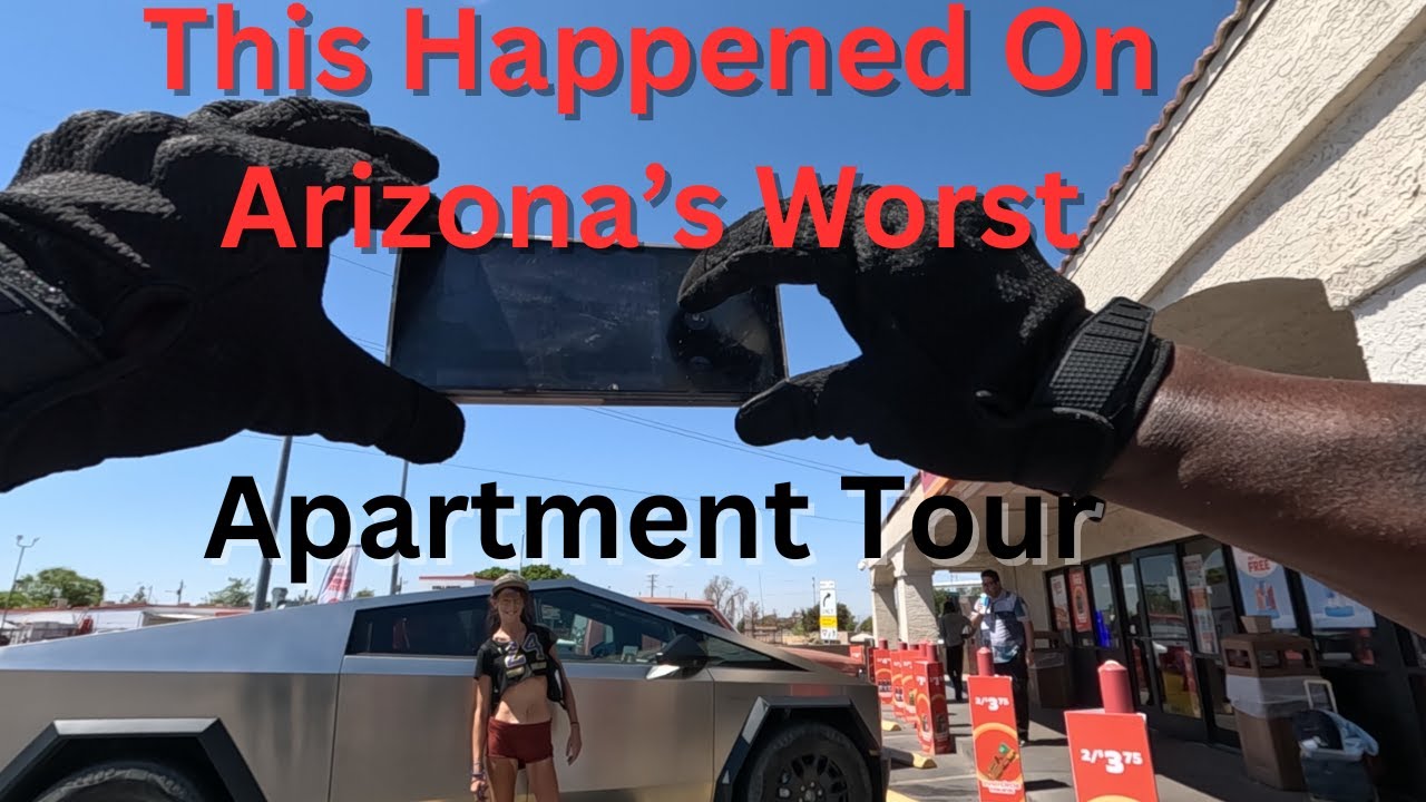 Apartment Tour In Arizona's Poorest City On My Freedare Eden Ebike and Cybertruck Ride