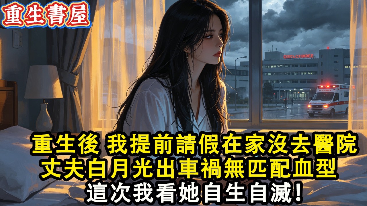 【重生爽文】重生後 我提前請假在家沒去醫院 丈夫白月光出車禍無匹配血型 這次我看她自生自滅#小說 #重生 #爽文#動漫 #故事 #動畫