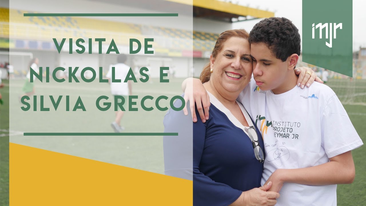 Visita Silvia e Nickollas Grecco - Instituto Neymar Jr.