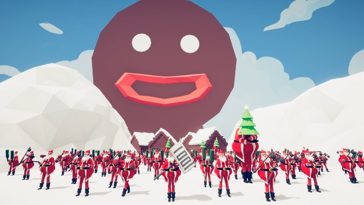 Final Santa Claus War Mini Christmas Story TABS Mod Totally Accurate Battle Simulator