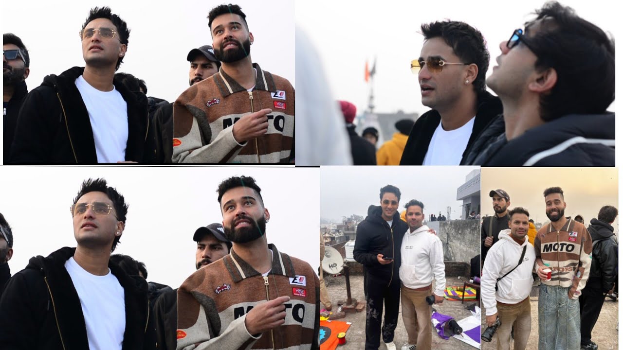  Abhishek sharma with AP dhillon Lohri celebrate  with kite 🪁 2026   #abhisheksharma  #apdhillon  