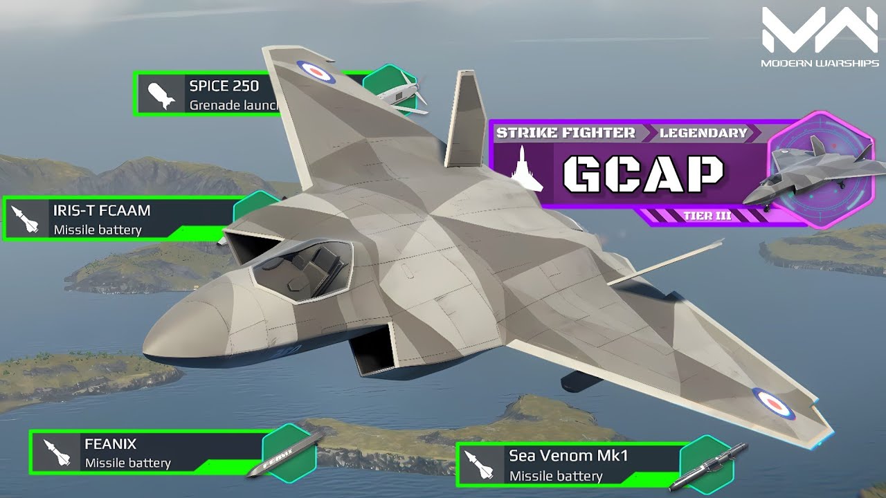 Global Combat Air Programme (GCAP) New Bundle Strike Fighter! | Modern Warships