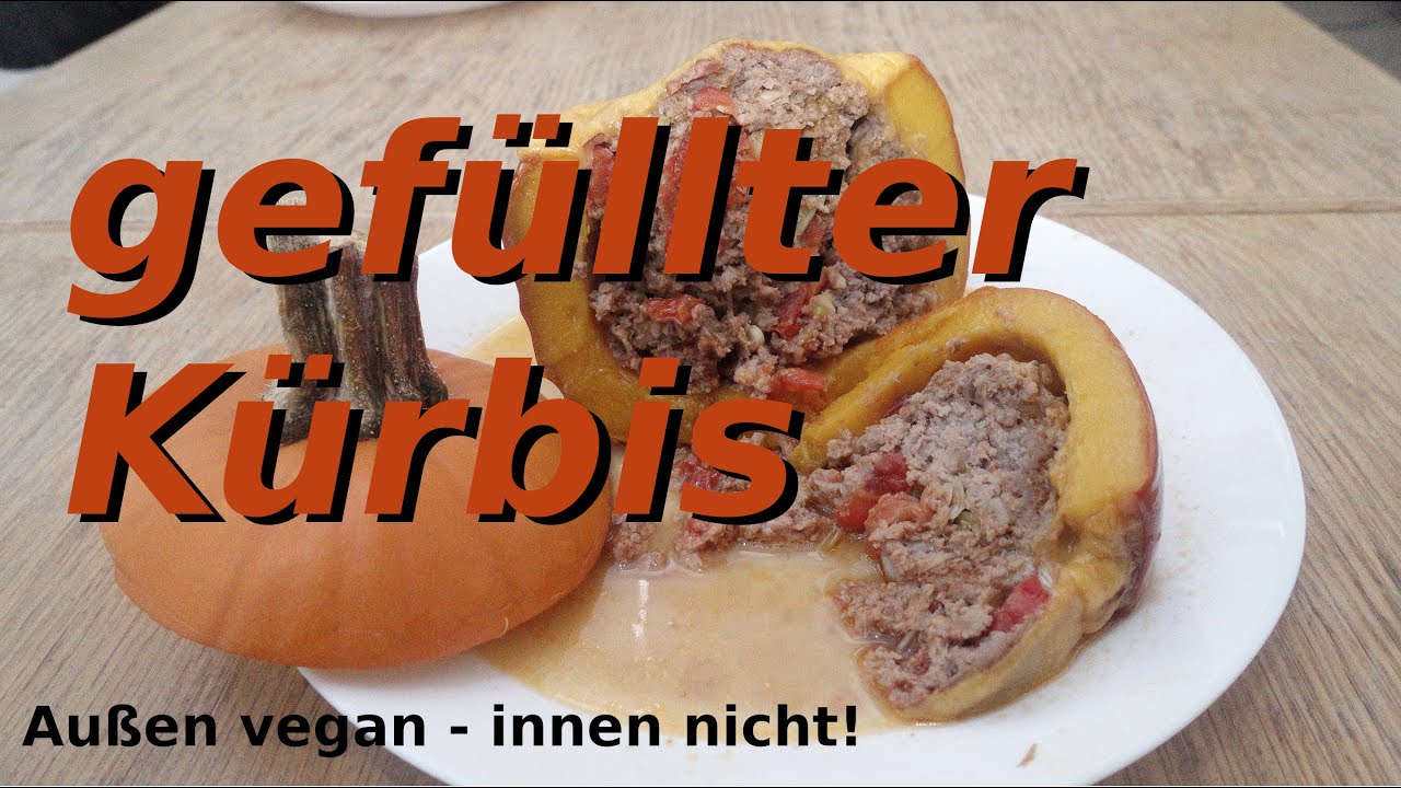 gefüllter Kürbis - Hokkaido mit Hack