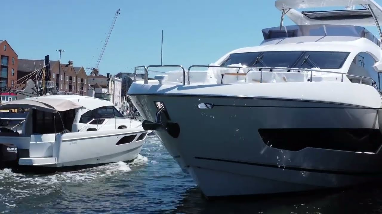 Poole Harbour - Boat Armada to the sea