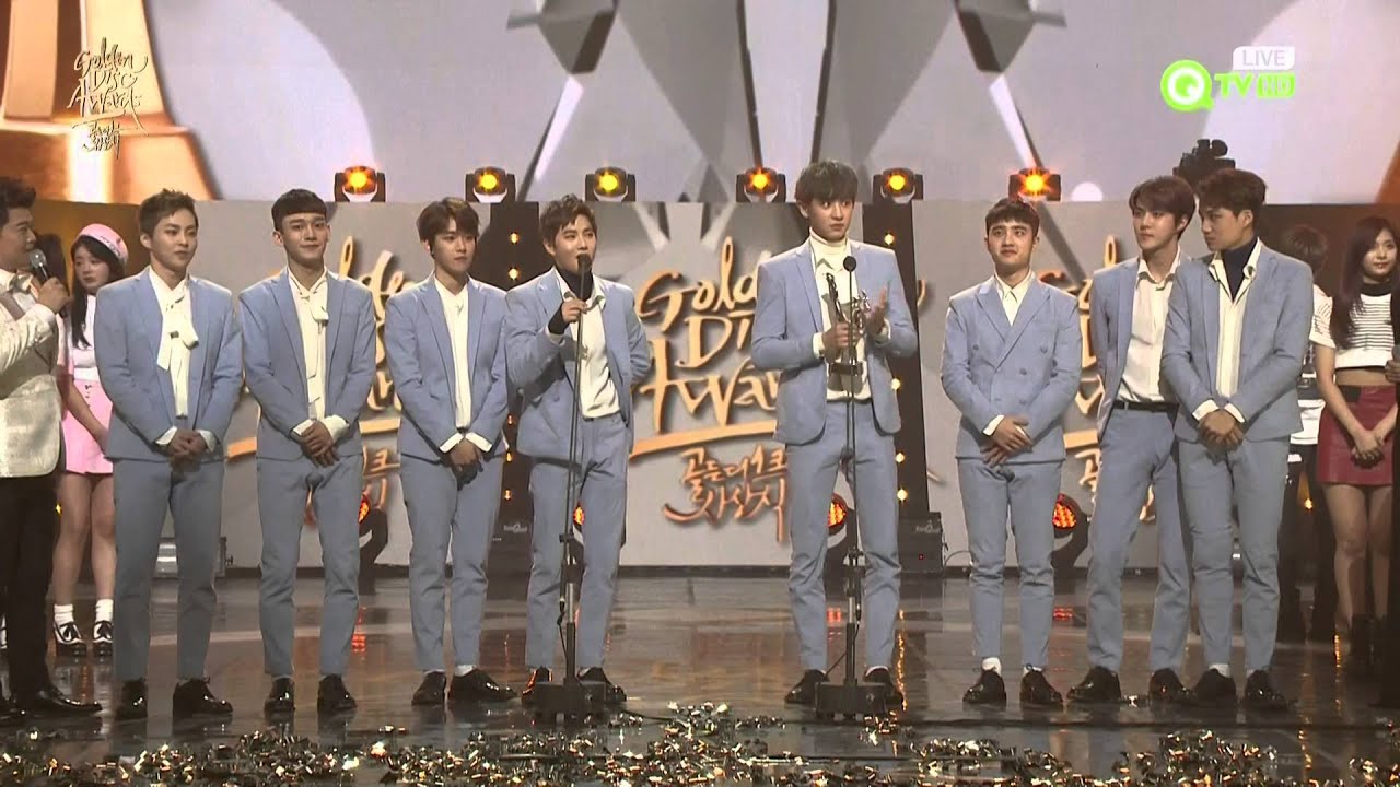 160121 골든디스크 엑소 (EXO) 음반 대상 수상 Cut @ Golden Disk Awards 2016